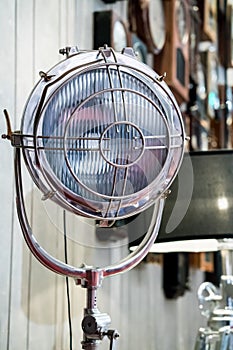 Vintage retro stainless spot light