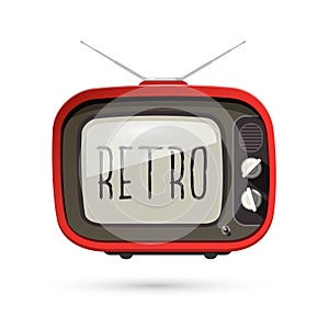 Vintage - Retro TV - Vector Old Television