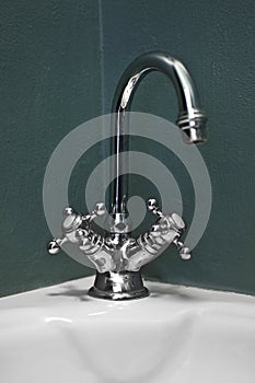 Vintage retro water tap faucet.