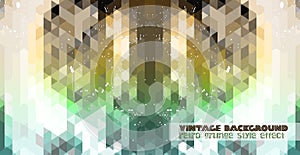 Vintage RetroDesign flyer template. Abstract background