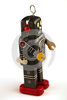 Vintage robot tin toy