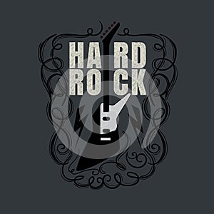 Vintage rock and roll typograpic for t-shirt ,tee designe