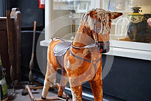 Vintage rocking horse loved by generations