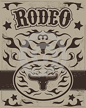 Vintage Rodeo poster