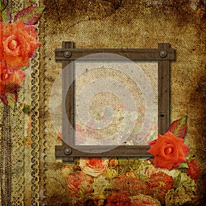 Vintage romantic background