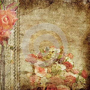 Vintage romantic background