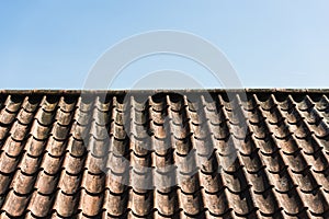 Vintage roof tiles