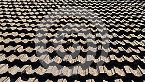 Vintage roof tiling