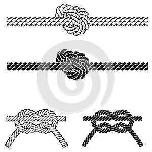 Vintage Rope Border Frame in Vector