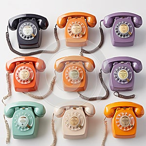 Vintage Rotary Dial Phones