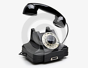 Vintage rotary telephone photo