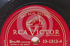 Vintage 78rpm record