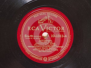 Vintage 78rpm record