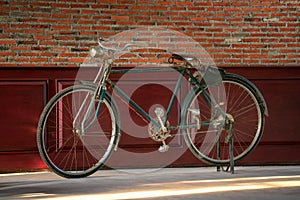 Vintage rusted bicycle