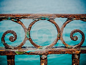 Vintage Rusty Railings