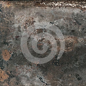 Vintage rusty textured metal background Corroded structure