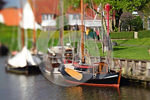 Vintage sailboat