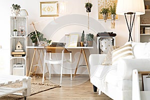 Vintage scandi room