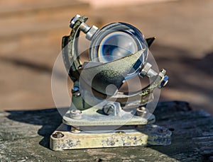 Vintage sea navigation instrument