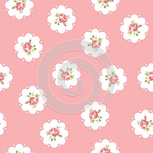 Vintage seamless floral pattern