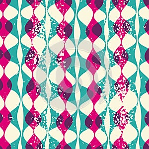 Vintage seamless pattern hipsters