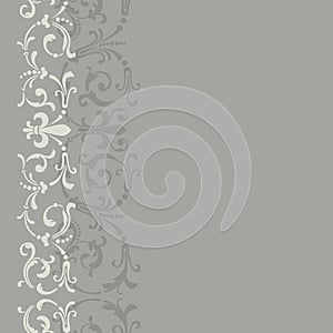 Vintage seamless retro ornament pattern