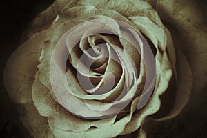 Vintage sepia rose background, grunge floral texture