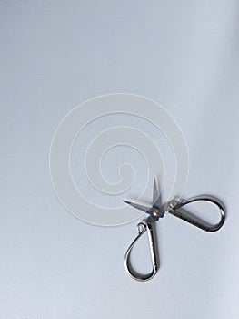 vintage sewing scissors. isolated background