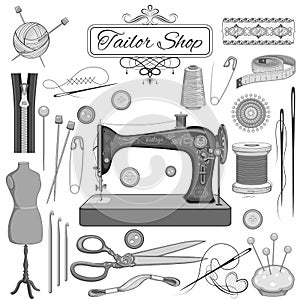 Vintage Sewing and Tailor object