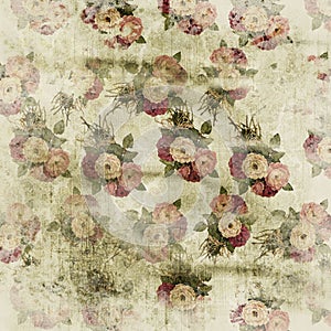 Vintage Shabby Chic Floral