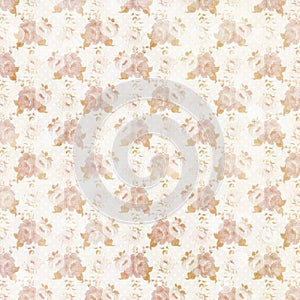 Vintage Shabby Chic Roses Pattern