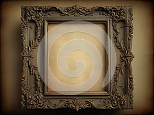 vintage shabby image of an ornate frame