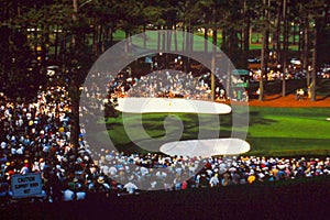 Vintage shot of Augusta during Masters.