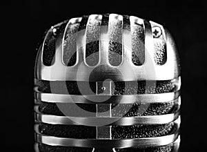 Vintage shure microphone