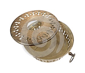 Vintage Silver Potpouri Dish