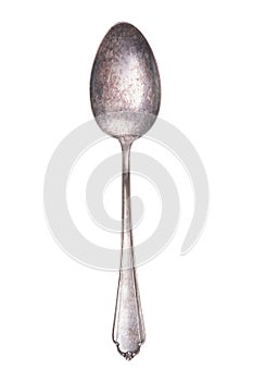 Vintage silver table spoon