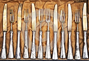 Vintage silverware