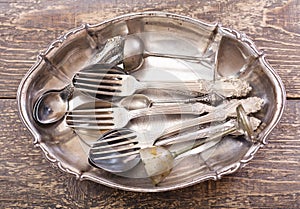 Vintage silverware