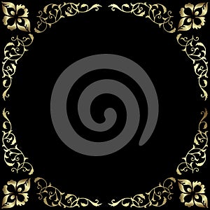 Vintage silvery frame