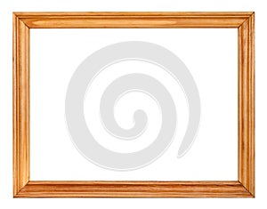 Vintage simple narrow wooden picture frame