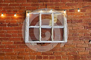 Vintage Six Pane Window