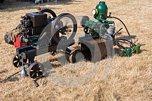 Vintage small steam engine