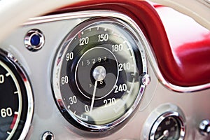 Vintage speedometer