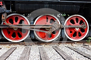 Vintage steam train