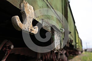 Vintage Steam Train Details Railway