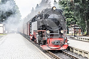 Vintage steam train