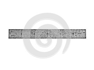 Vintage steel ruler