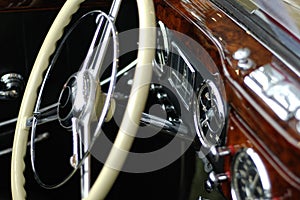 Vintage steering wheel