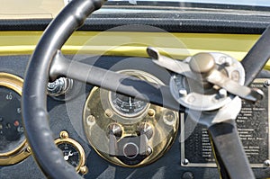 Vintage steering wheel