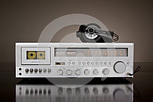 Vintage Stereo Cassette Deck Receiver